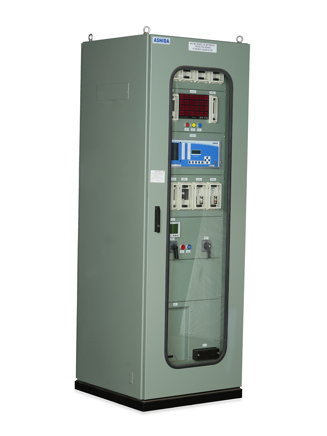 ASHIDA Three Phase 110 kV Powder Coated Control and Relay Panel Indoor Type_2