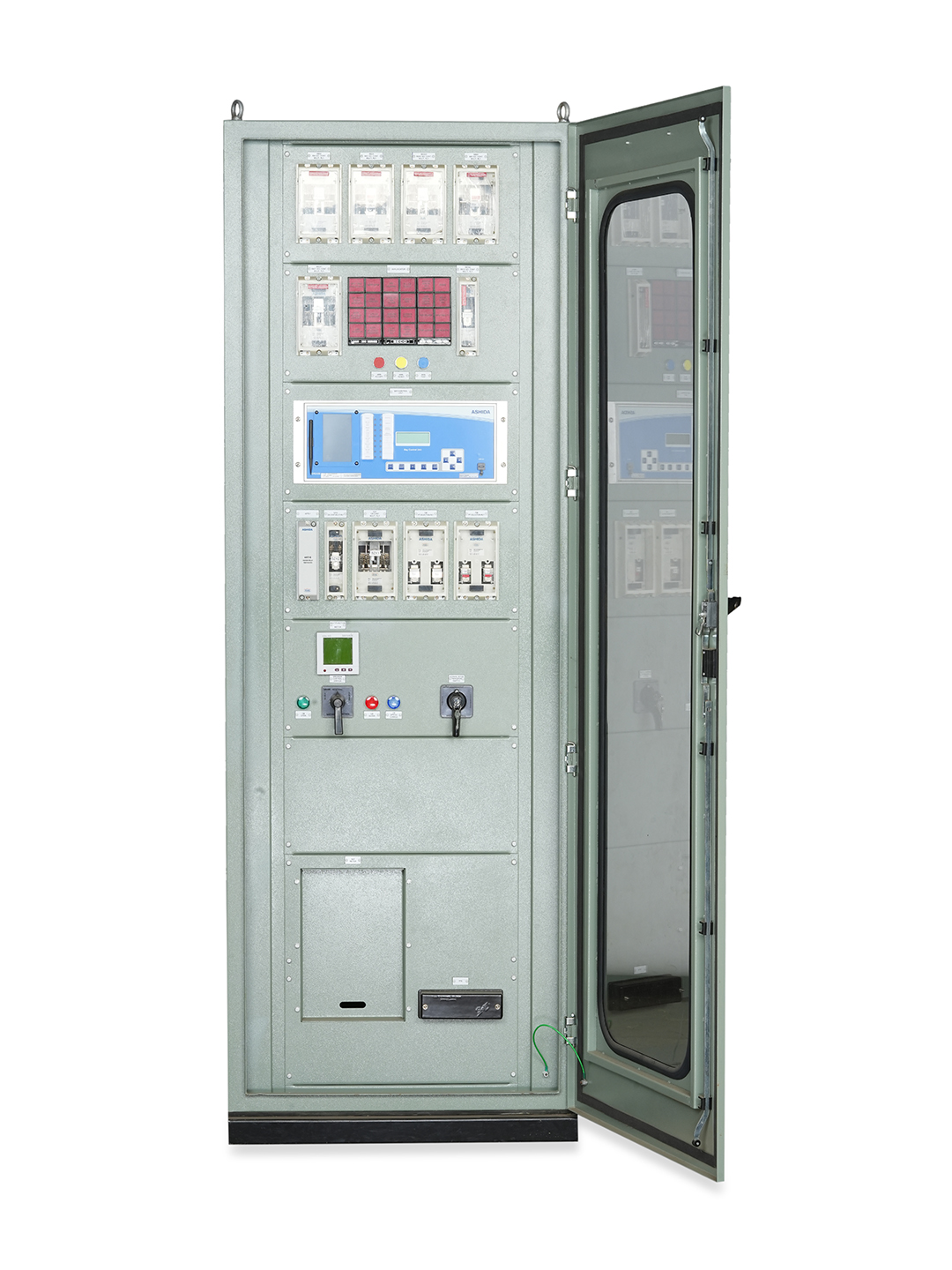 Buy ASHIDA Three Phase 33 kV Powder Coated Control and Relay Panel ...