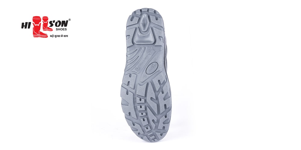 Hillson Soccer Buff Leather Steel Toe Safety Shoes Black_3