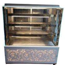 3 Shelves 120 L Food Display Counter 900 W White_0