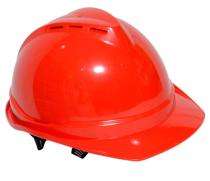 HDPE Red Air Ventilated Safety Helmets SH 803R_0