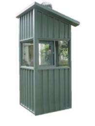 PERFECTPAUSE Mild Steel 8 ft Portable Security Cabin_0