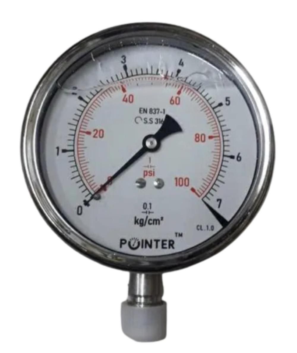 0 - 100 psi Pressure Gauge 4 inch_0