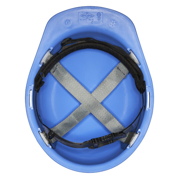 Udyogi FRP Blue Air Ventilated Safety Helmets Thermoguard 9000 Series_3