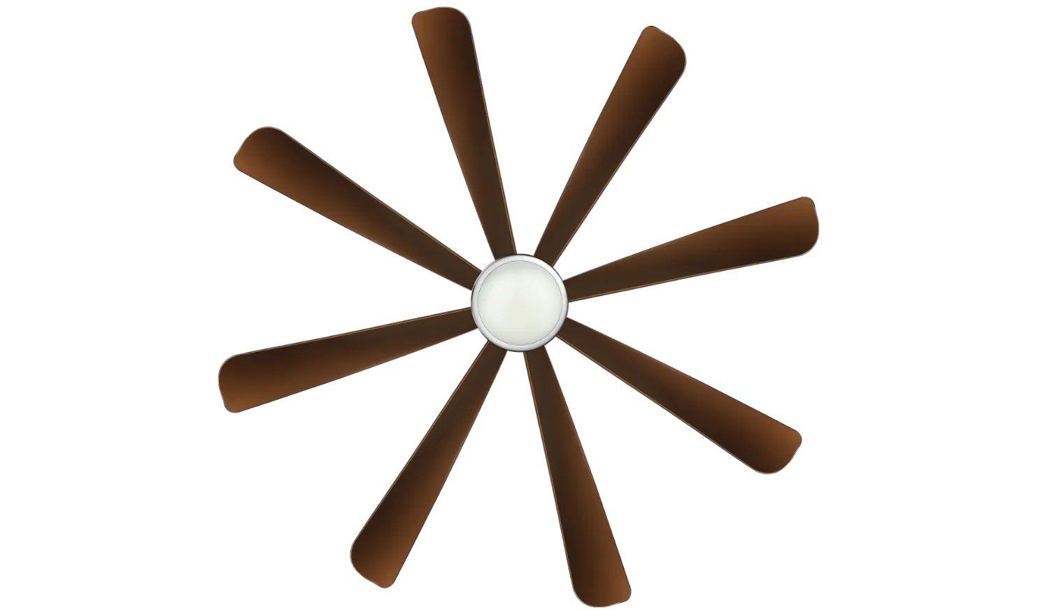 Kuhl Platin D8 1500 mm 8 Blades 38 W Brown Ceiling Fans_4