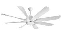 Kuhl Platin D8 1500 mm 8 Blades 38 W White Ceiling Fans_0
