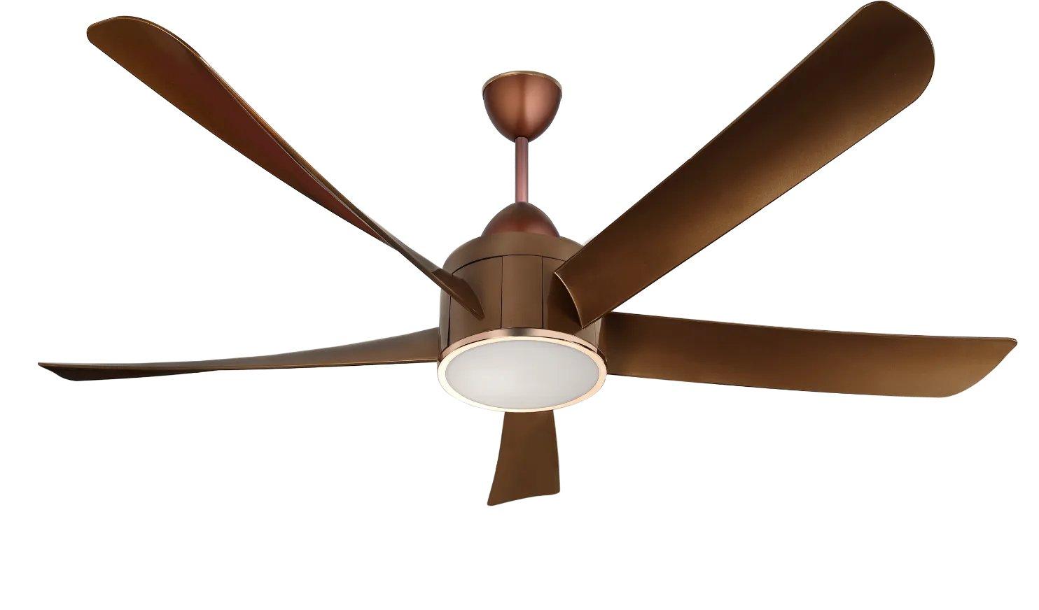 Kuhl Platin D5 1500 mm 5 Blades 38 W Brown Ceiling Fans_2