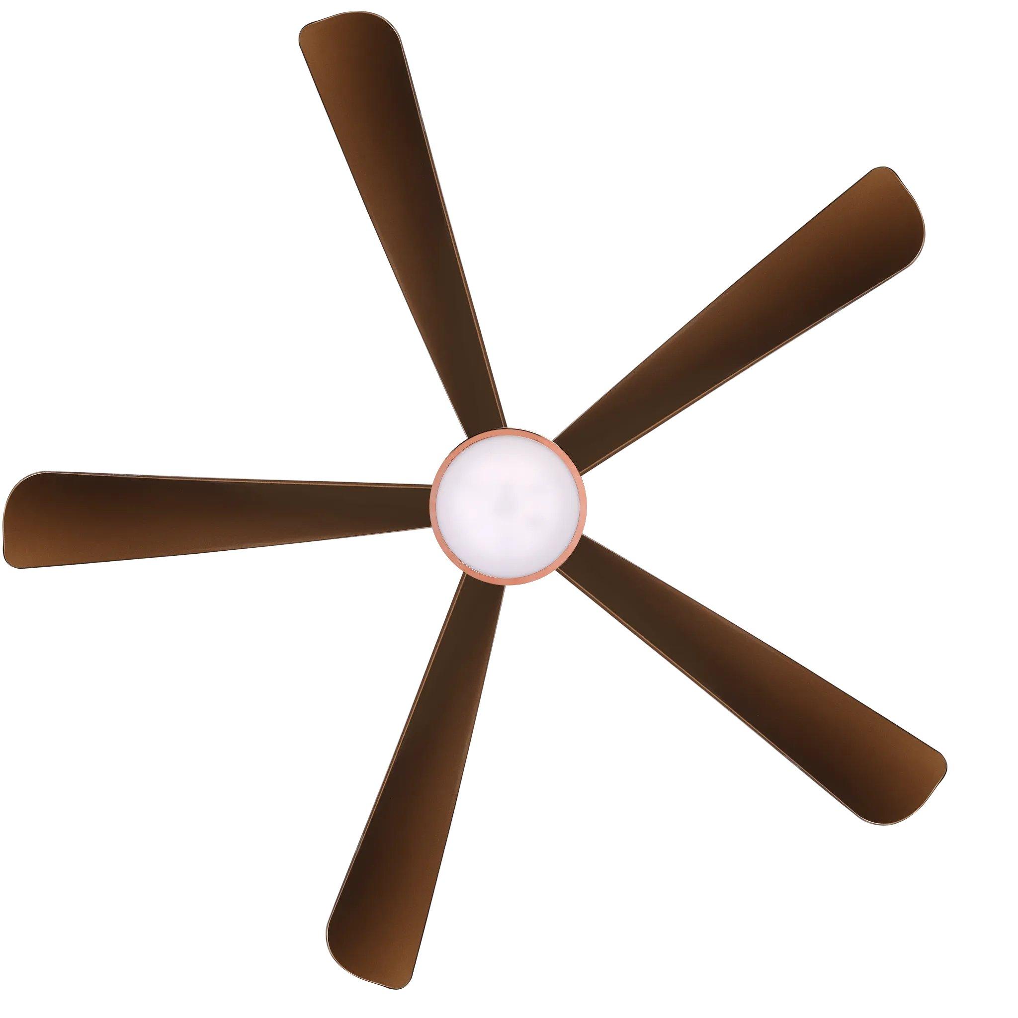 Kuhl Platin D5 1500 mm 5 Blades 38 W Brown Ceiling Fans_4