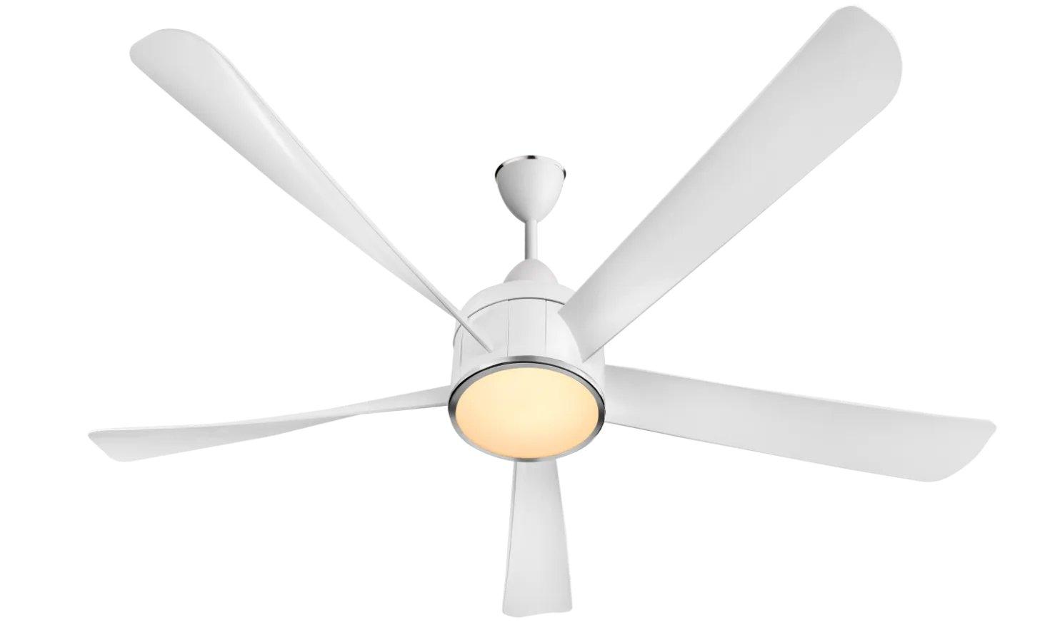 Kuhl Platin D5 1500 mm 5 Blades 38 W White Ceiling Fans_2