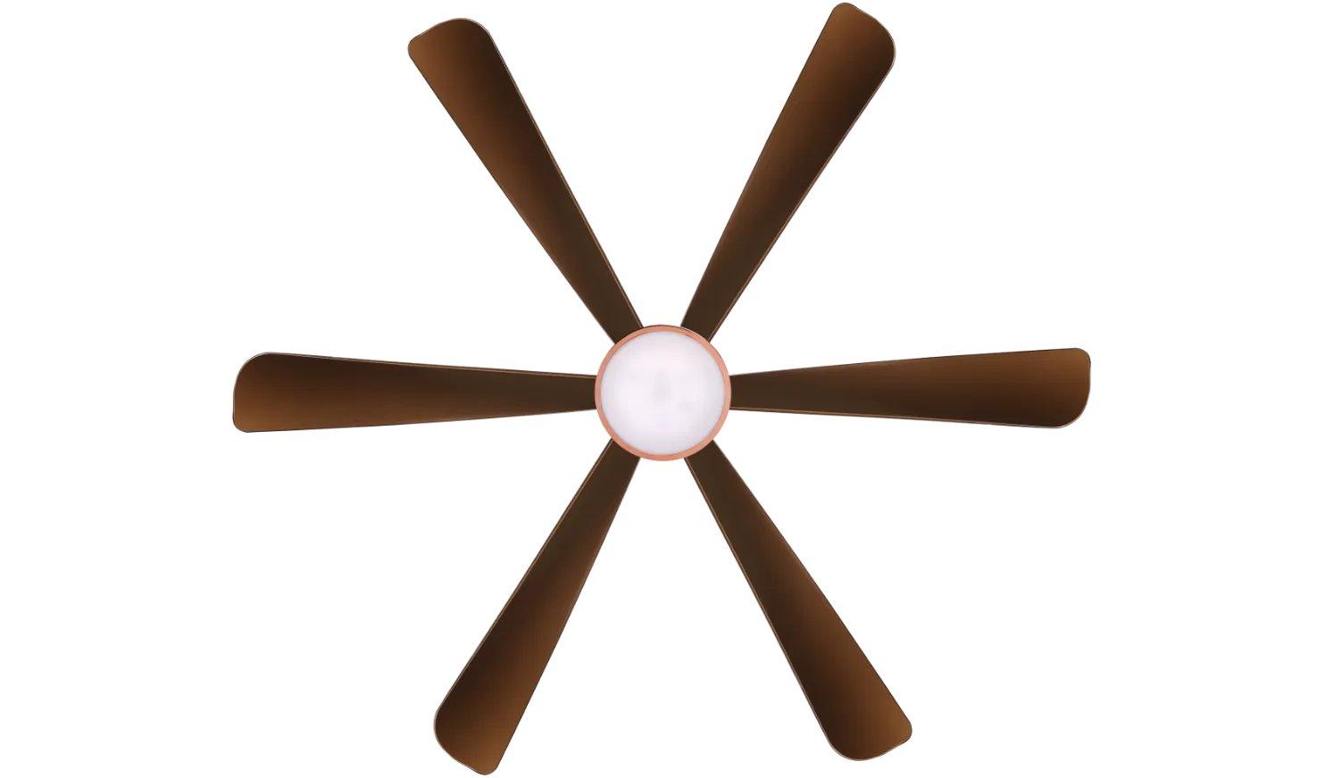 Kuhl Platin D6 1500 mm 6 Blades 38 W Brown Ceiling Fans_4