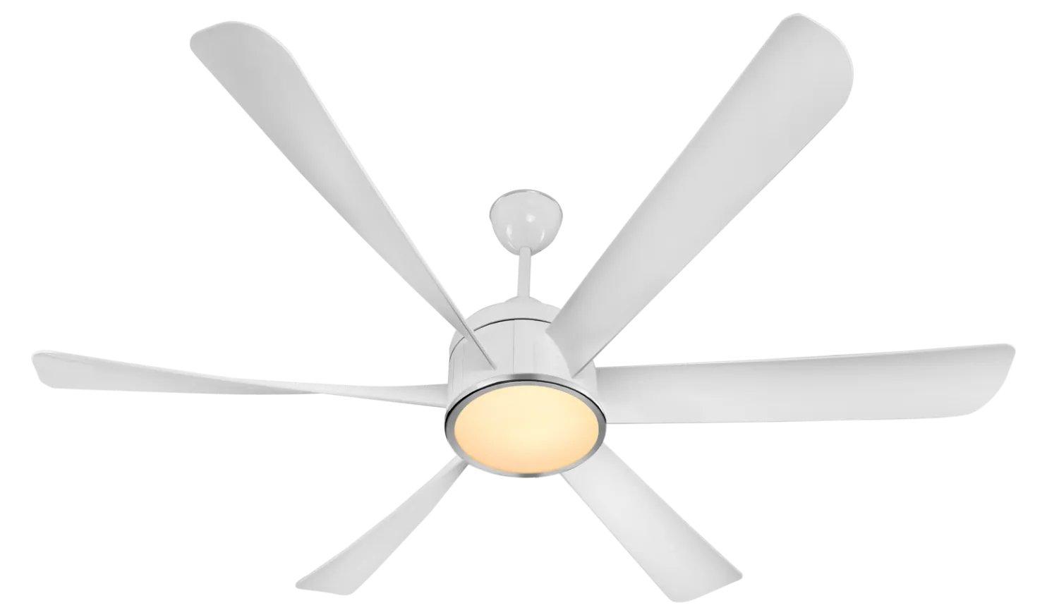 Kuhl Platin D6 1500 mm 6 Blades 38 W White Ceiling Fans_2