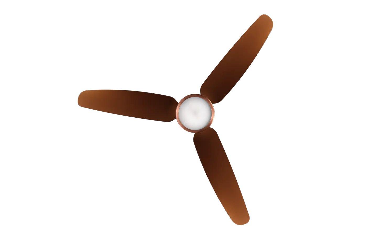 Kuhl LUXUS C3 1400 mm 3 Blades 38 W Brown Ceiling Fans_4