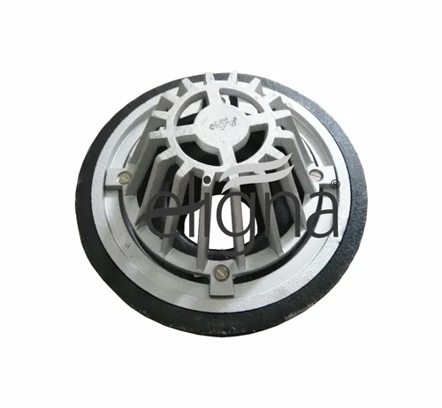 Eligna 1 - 6 mm Cast Iron with Aluminium Gratings 4 x 4 inch Powder Coated ERD100_2