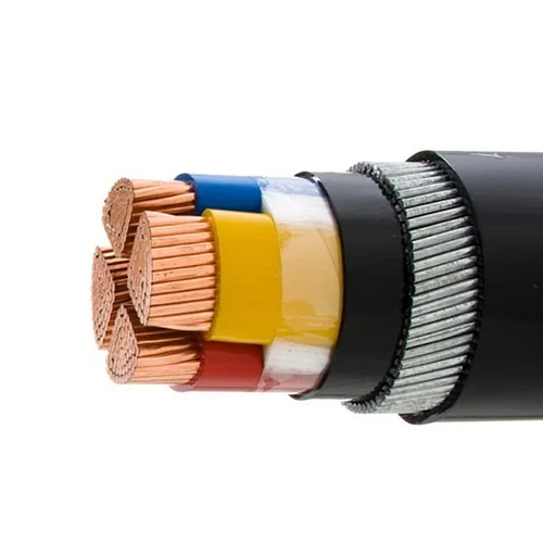 Copper PVC Armoured FR PVC LT Power Cables 4 Core 16 sqmm 1.1 kV_0