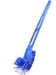LIMPO Polypropylene Toilet Cleaning Brush Plastic Handle Blue_0