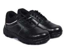 Suede Leather Steel Toe Safety Shoes Black_0