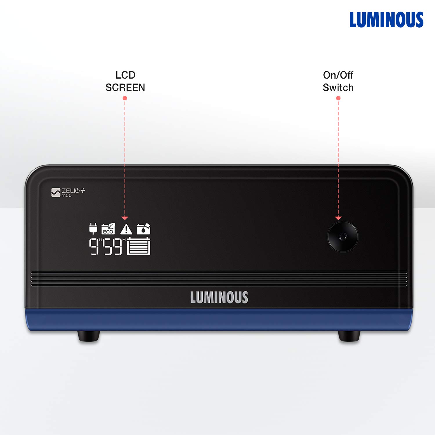 LUMINOUS Zelio+ 1100 756 W 900 VA Sine Wave Inverter_1