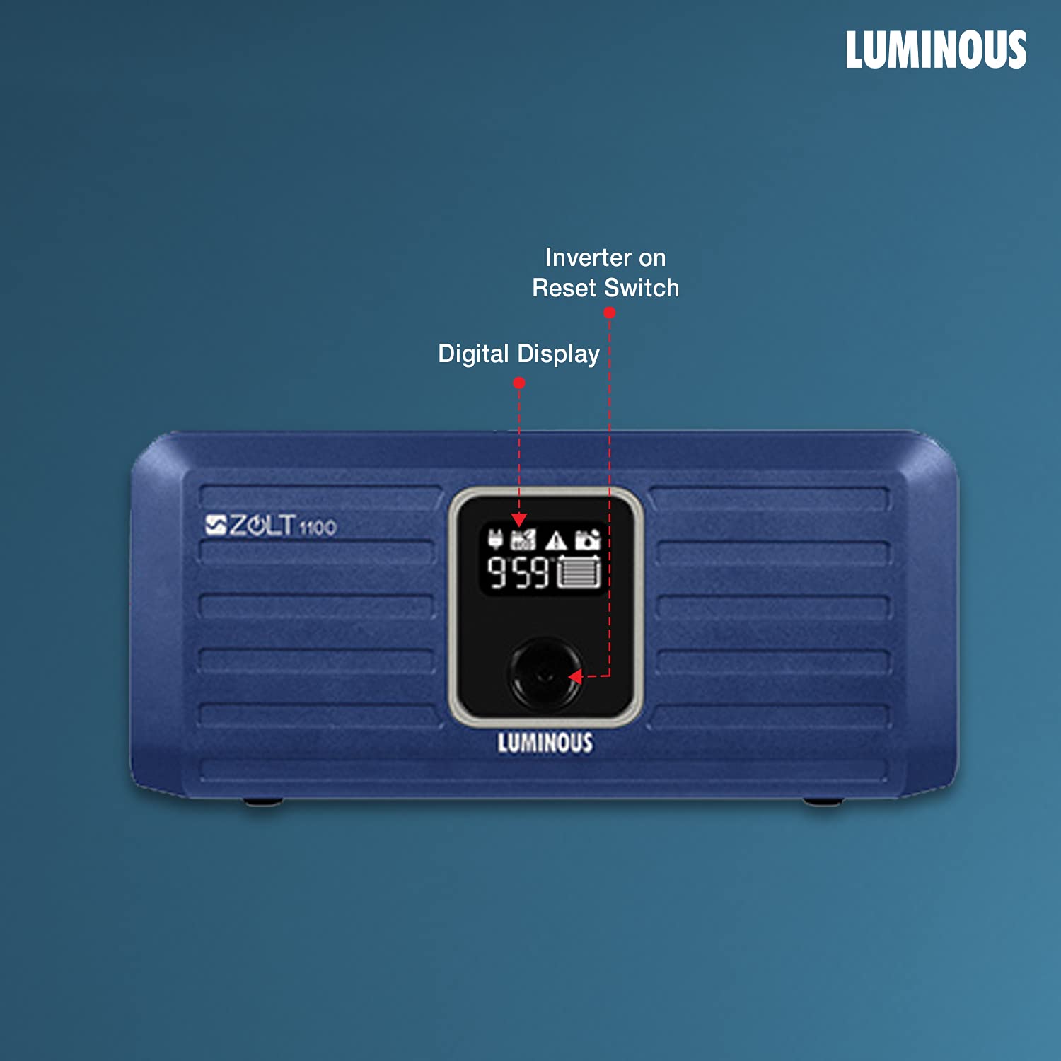 LUMINOUS Zolt 1100 756 W 900 VA Sine Wave Inverter_1