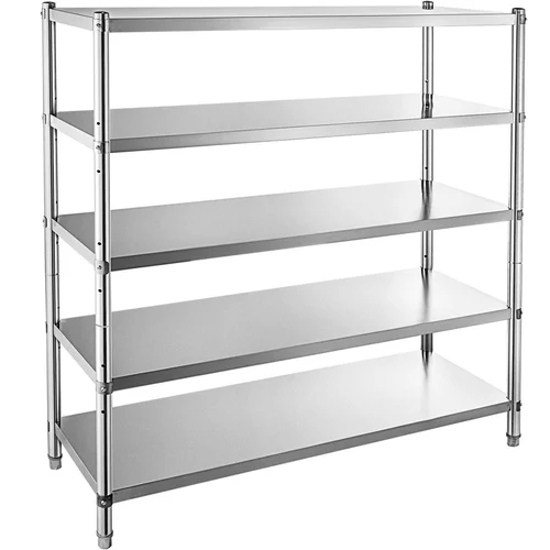 RMT Stainless Steel Angle Frame 5 Layers Industrial Racks 8 ft 1200 x 600 mm_0