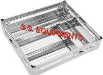 SSE Stainless Steel Rectangular Cup Holder Kitchen Storage Organiser 10 x 22 x 17 inch_0