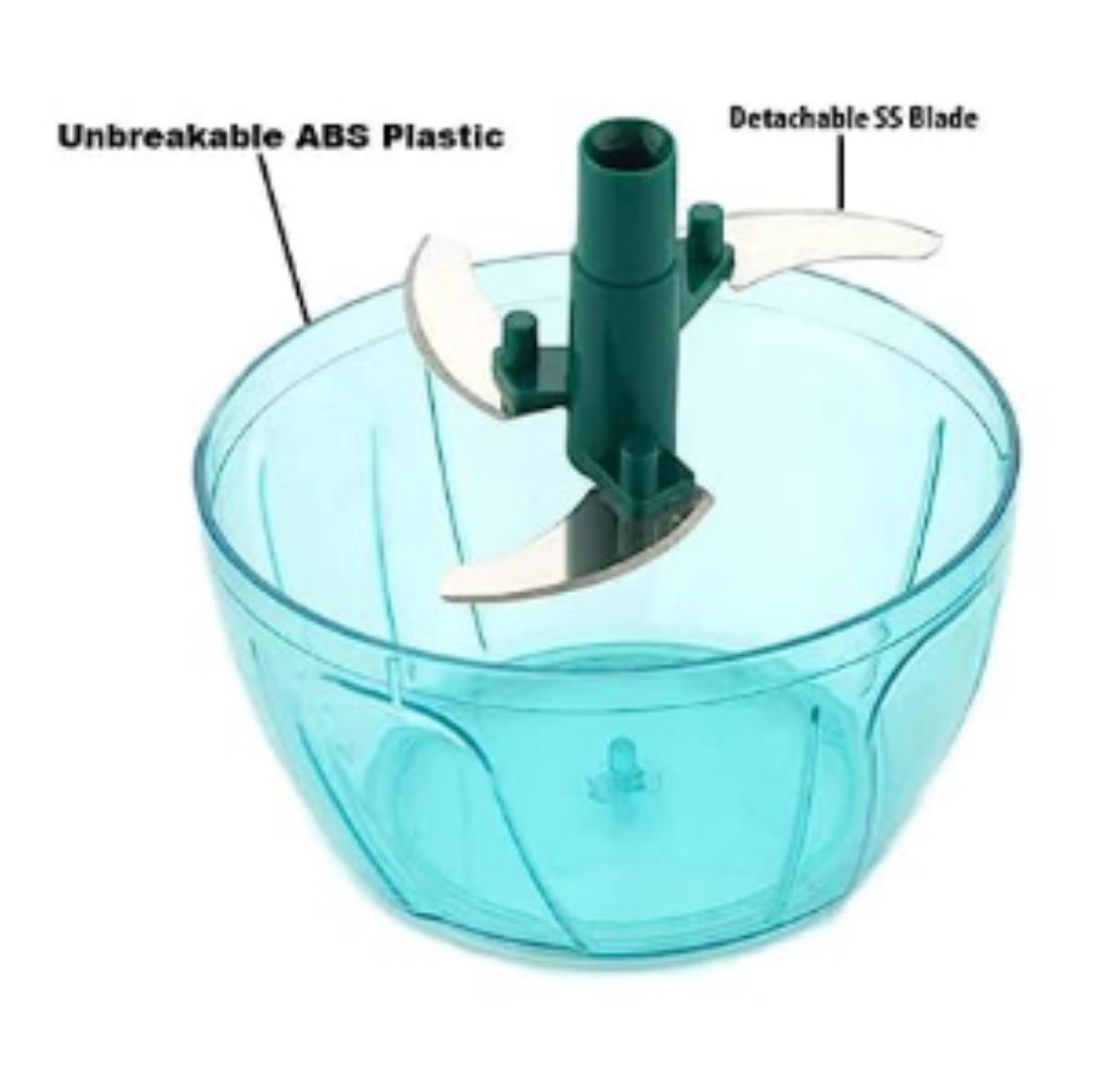 Atevon 3 Blades 450 mL Manual Vegetable Chopper_2