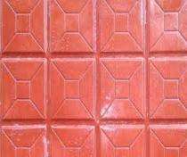 KANSAL Cross Chakker 200 x 300 mm Red Glossy Stone Tile_0