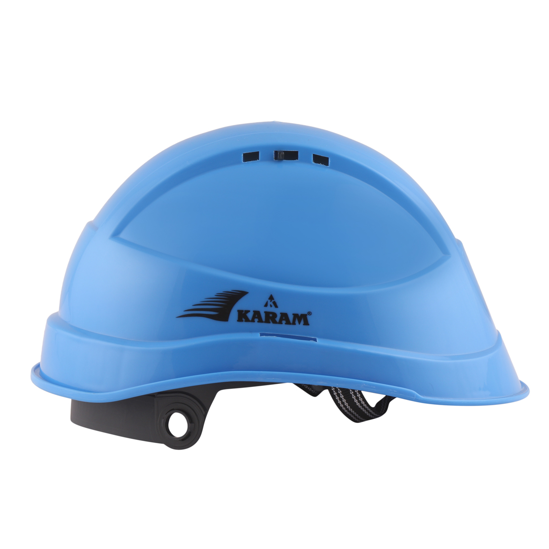 Karam Polyethylene Star Blue Air Ventilated Safety Helmets PN545_2