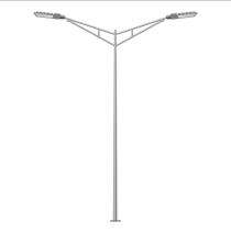 Double Arm GI Poles 7 m_0