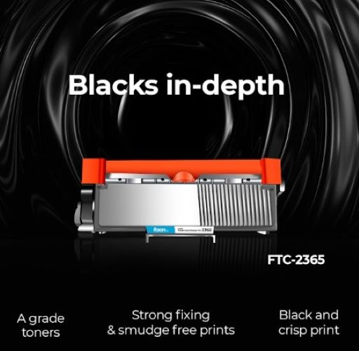 Foxin Black Toner Brother TN 2365 Compatible Ink Cartridge_1