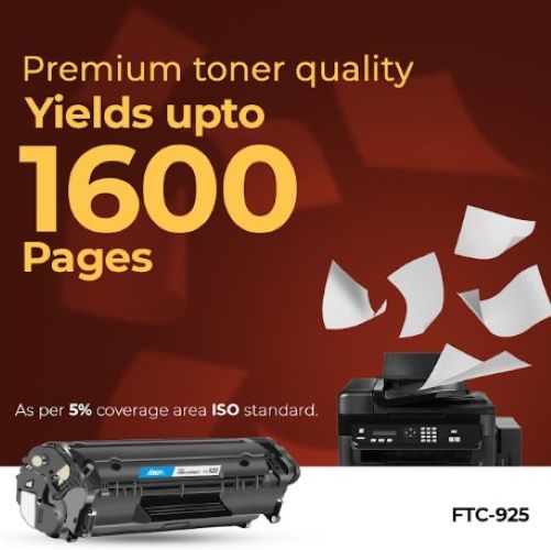 Foxin Black Toner Canon CRG 925 Compatible Ink Cartridge_1