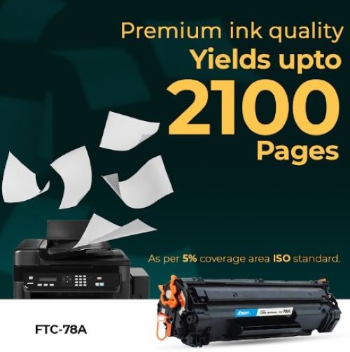 Foxin Black Toner HP 78A Compatible Ink Cartridge_1