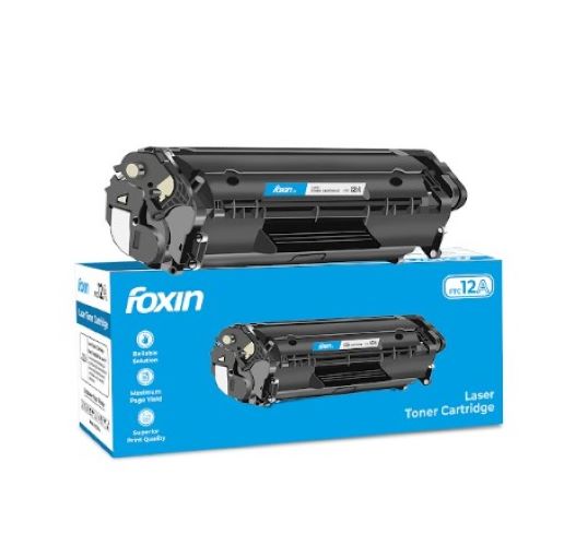 Foxin Black Toner Canon 12A Compatible Ink Cartridge_0