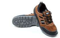 Omni Buff Suede Steel Toe Safety Shoes Brown_0