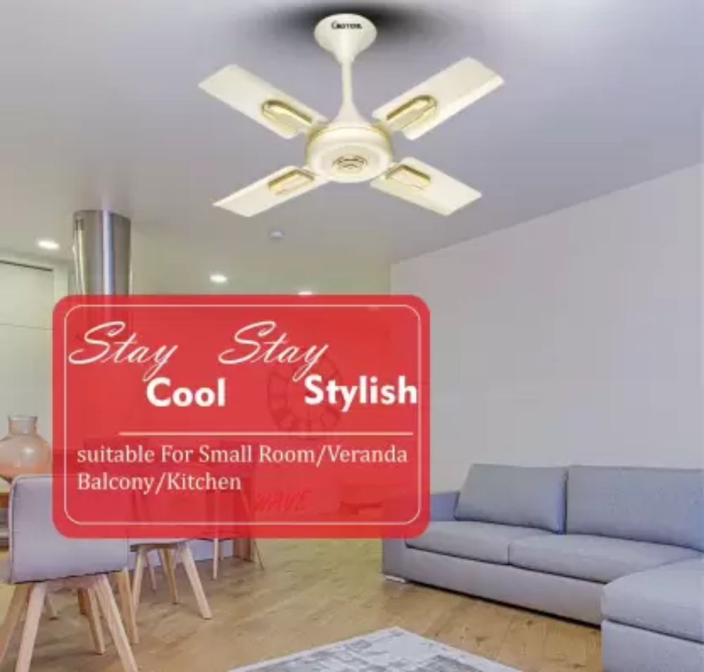 GESTOR Altroz Ultra High Speed 600 mm 4 Blades 55 W Ivory Ceiling Fans_3