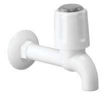 Tirupati 15 mm Plastic Taps Glossy Wall Mounted_0