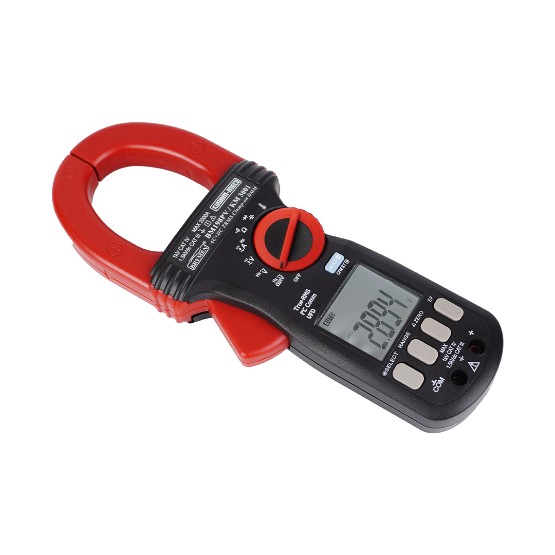 KUSAM-MECO KM3001 100 mA - 2000 A 1 mV - 1000 V AC DC Clamp Meter_2