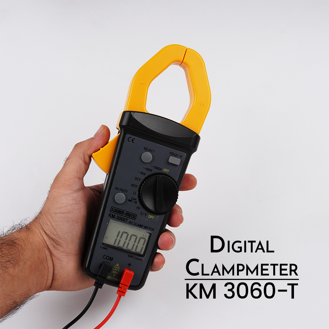 KUSAM-MECO KM 3060-T 60  - 1000 A 600 mV - 750 V AC DC Clamp Meter_2