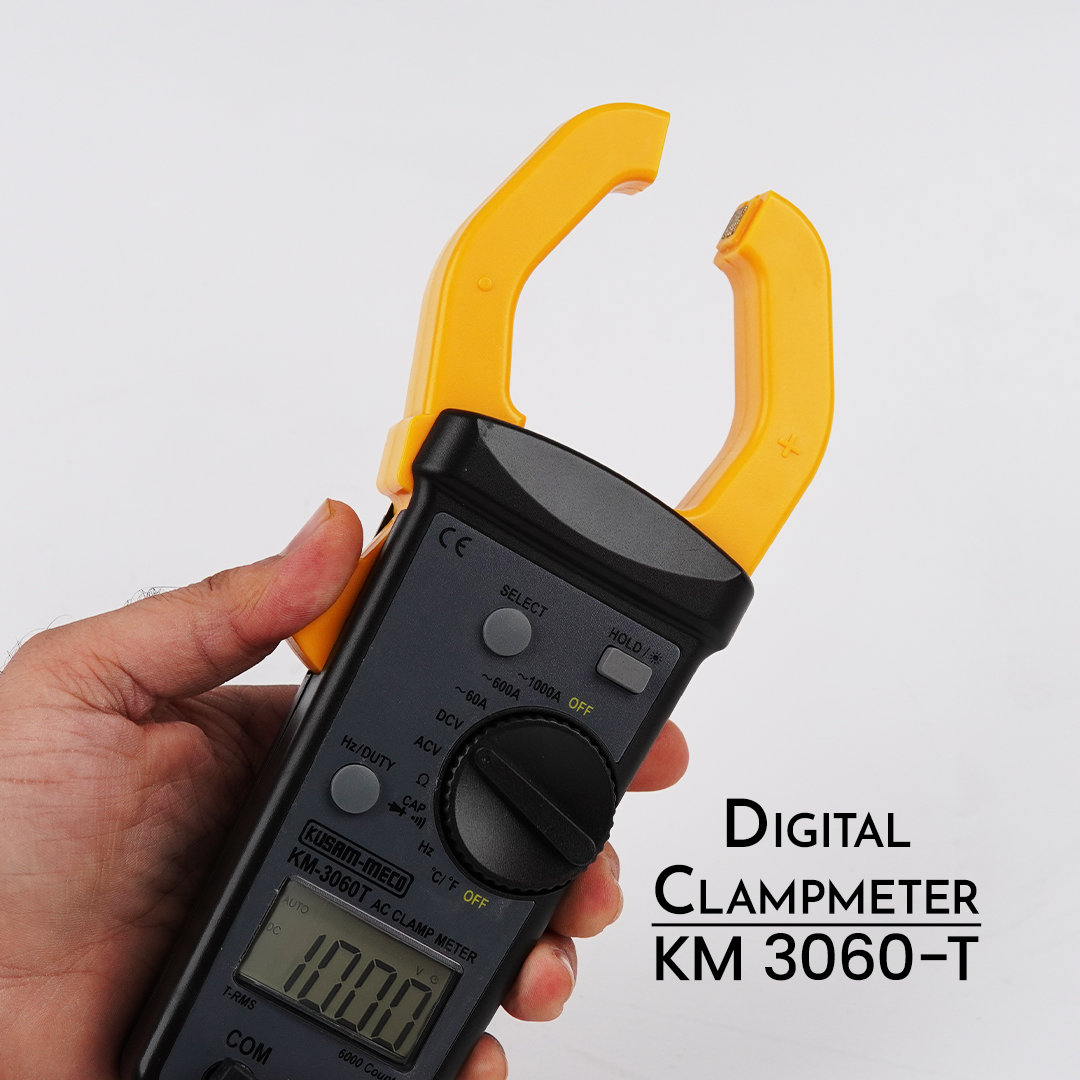 KUSAM-MECO KM 3060-T 60  - 1000 A 600 mV - 750 V AC DC Clamp Meter_3