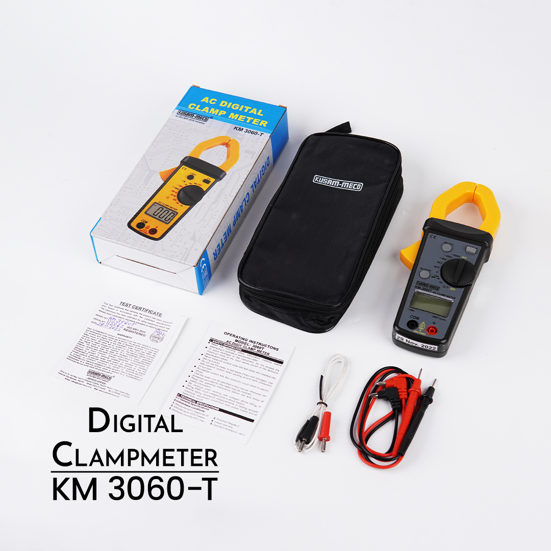 KUSAM-MECO KM 3060-T 60  - 1000 A 600 mV - 750 V AC DC Clamp Meter_4