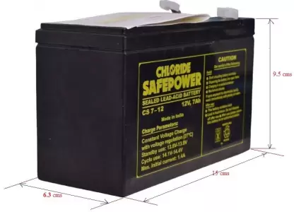 EXIDE 12 V 7 Ah Lead Acid UPS Battery_1