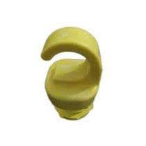 Green Adhesive Backed Cable Hanger Clip 25 mm_0