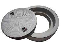 Quality Chamber Manhole Cover Concrete Smooth 450 mm_0