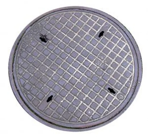 Dev Chamber Manhole Cover Cast Iron Galvanized 500 mm_0