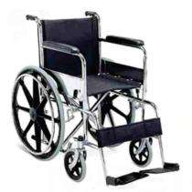 KOHINOOR DSW-1 Foldable Aluminium Wheel Chair 100 kg_0
