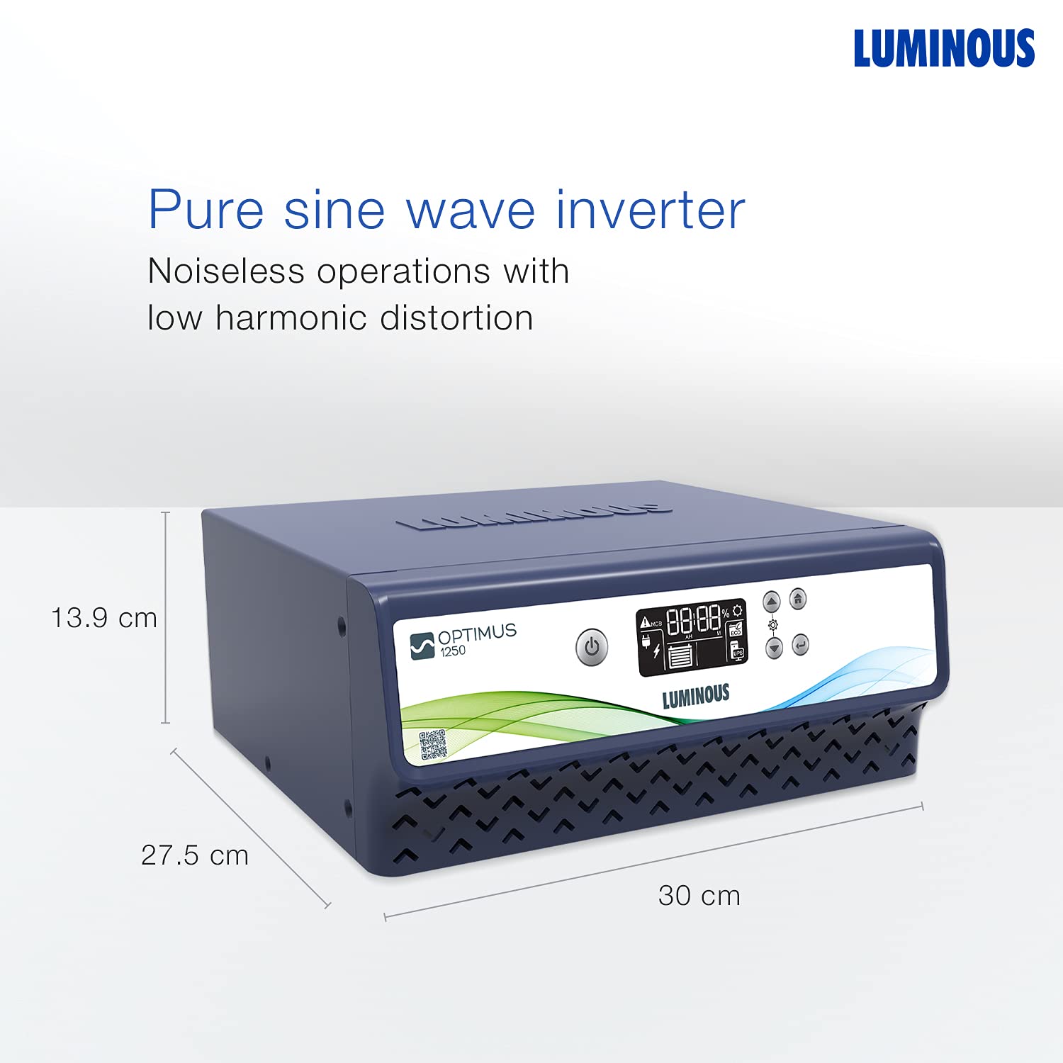 LUMINOUS Optimus 1250 924 W 1100 VA Sine Wave Inverter_4