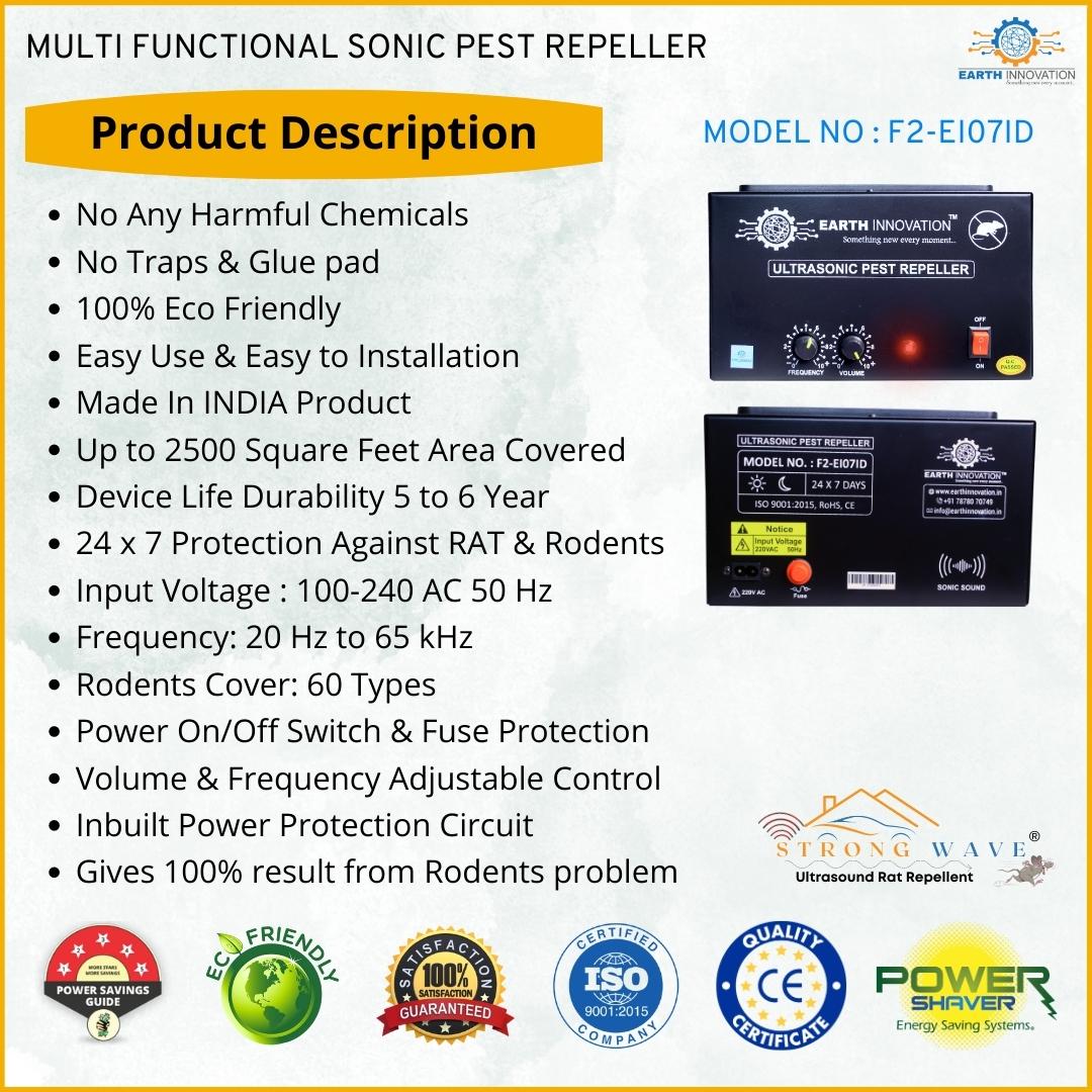 Earth Innovation Ultrasonic Rat Repellent 2500 sqft_3