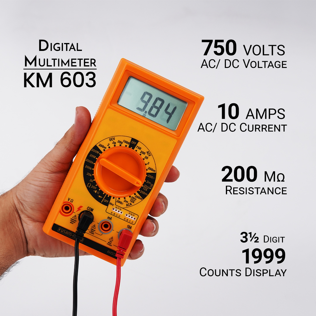 KUSAM-MECO KM 603 Multimeter LCD_2