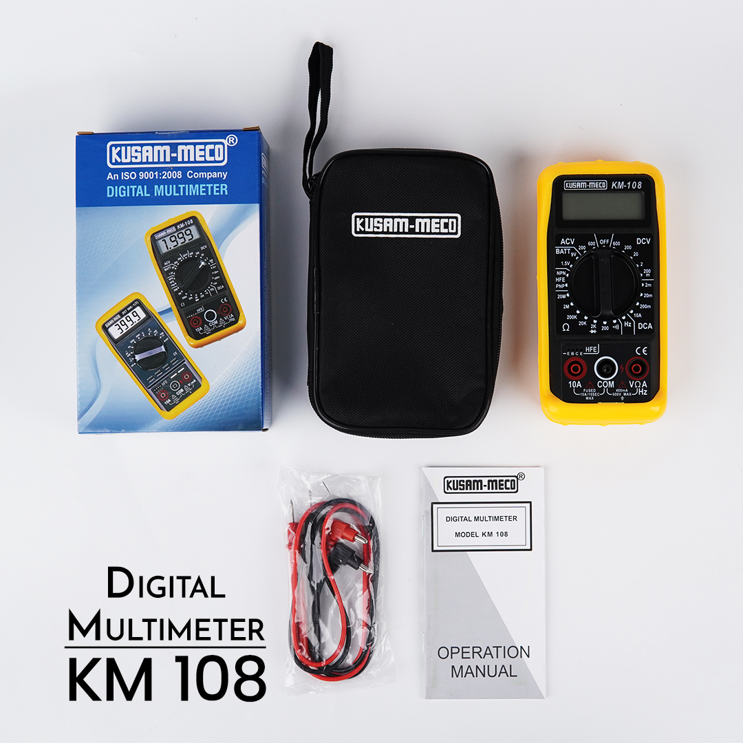 KUSAM-MECO KM 108 Multimeter LCD_2