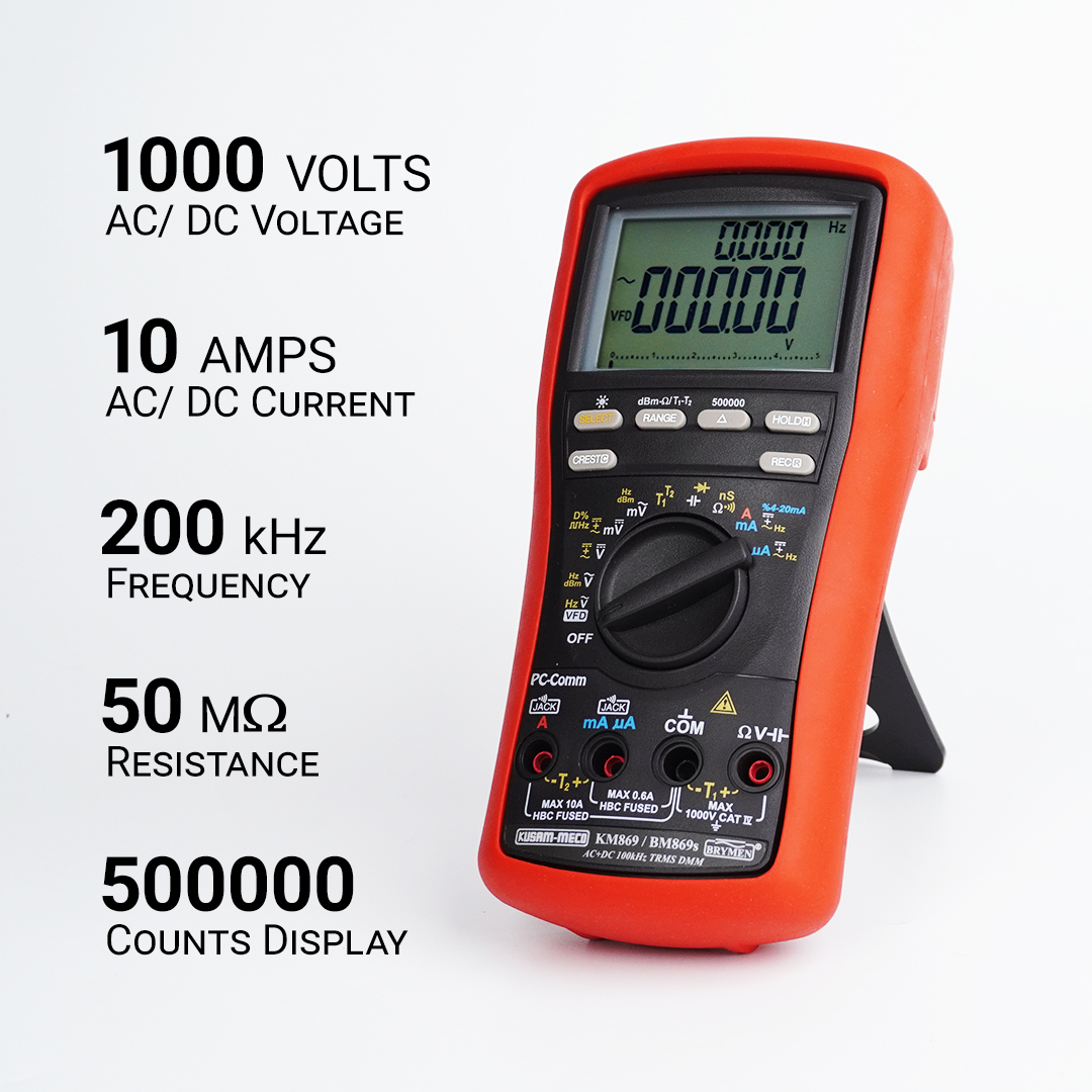 KUSAM-MECO KM 869 Multimeter LCD_1