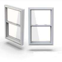 ENCRAFT Vertical Slider 2 Panel White uPVC Window 6 x 4 ft_0